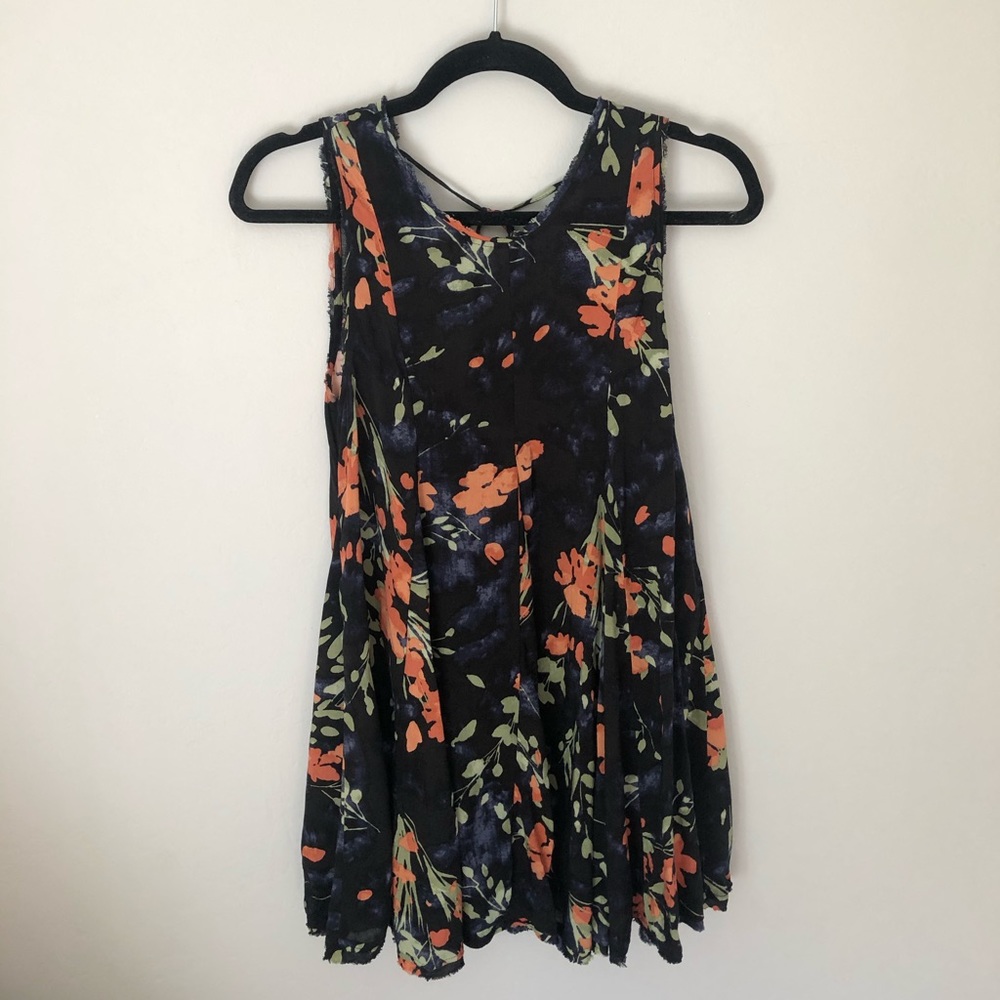 Urban Outfitters: Ecoté Black & Floral Shift Dress